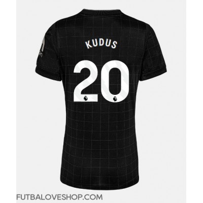 Dres Tottenham Hotspur Mohammed Kudus #20 Preč pre Ženy 2025-26 Krátky Rukáv Dres Tottenham Hotspur Mohammed Kudus #20 Preč pre Ženy 2025-26 Krátky Rukáv